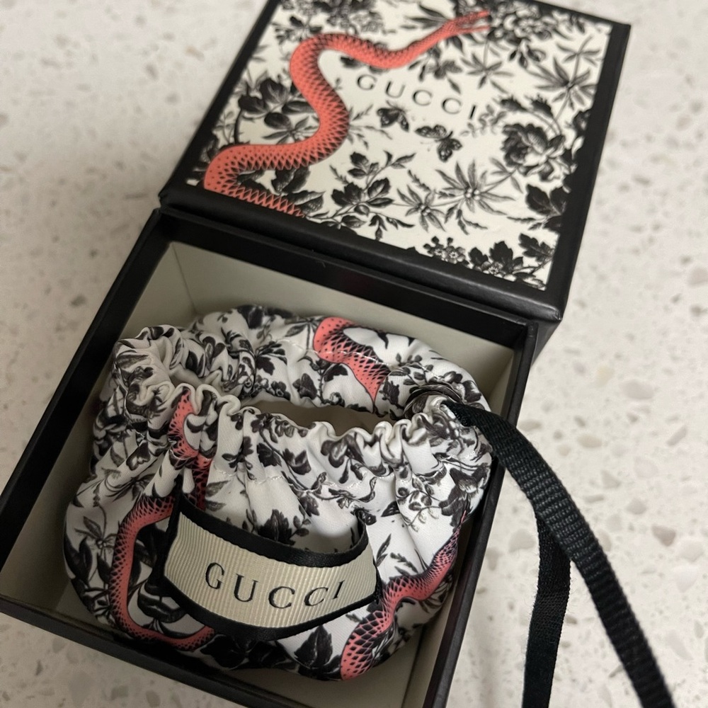 Gucci Sterling Silver charm heart, butterfly, stars necklace